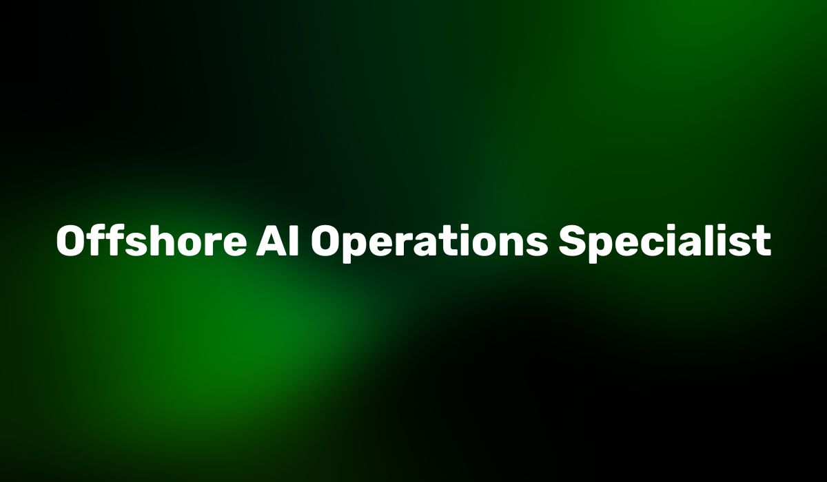 Offshore AI Operations Specialist