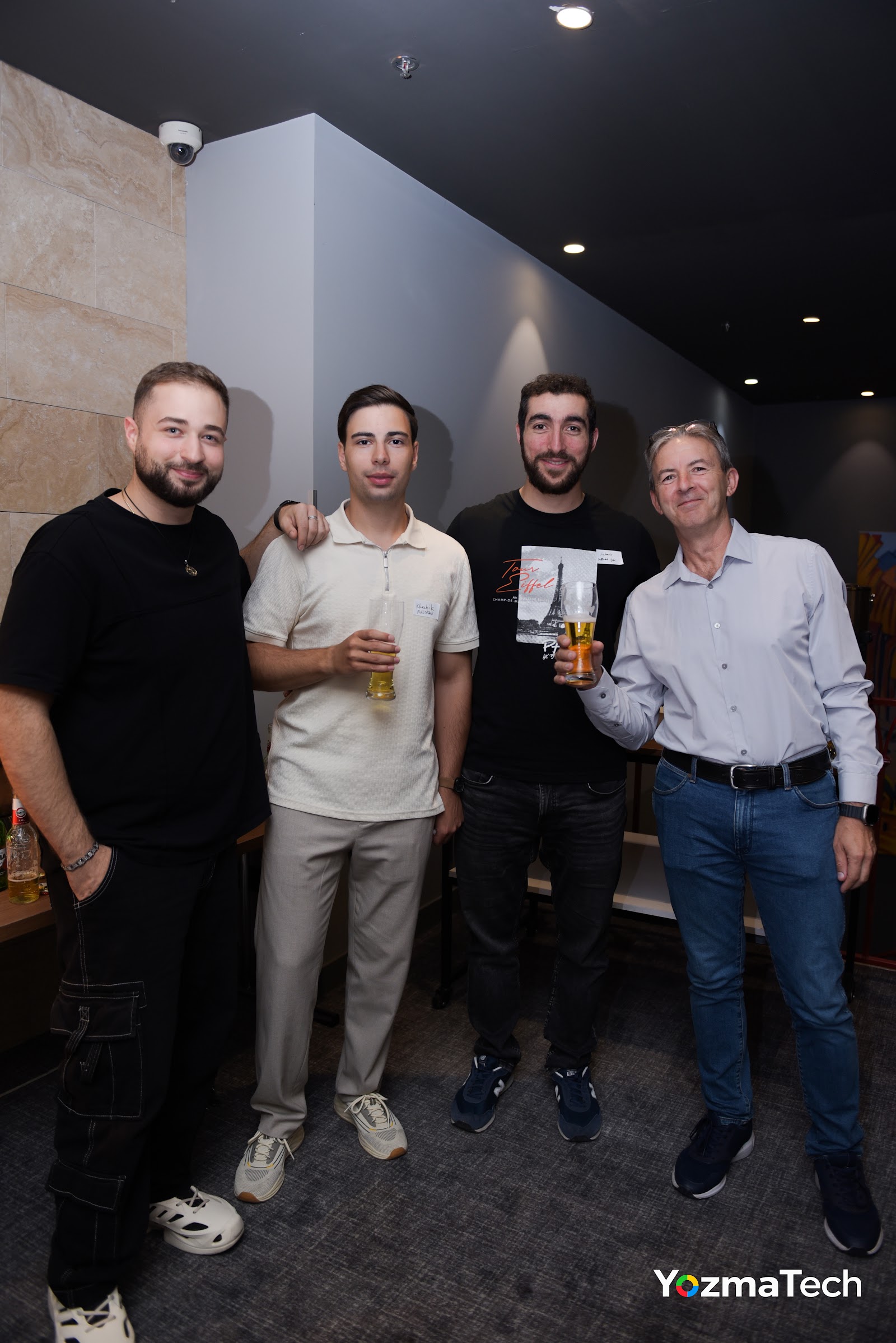 Engineers networking at the b10x meetup
